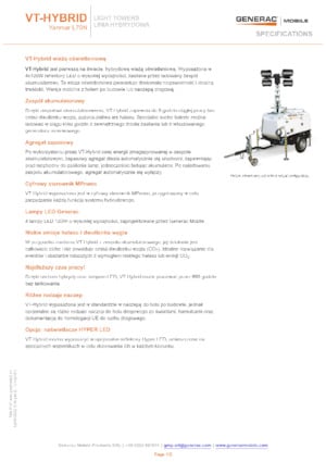 Светлинни кули Generac Mobile VT-Hybrid