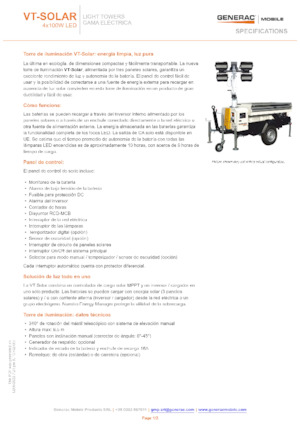 Светлинни кули Generac Mobile VT-Solar