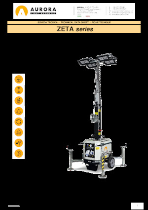 Светлинни кули Aurora Zeta 4x320W