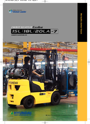 Челни мотокари, пропан-бутан Hyundai 20 LA 7