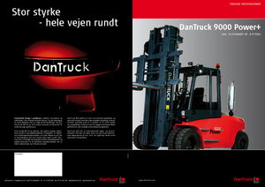 Челни мотокари, пропан-бутан DanTruck 9886 Power +