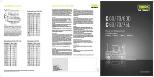 Челни мотокари, пропан-бутан Clark C60 L