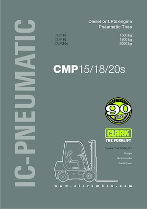 Челни мотокари, пропан-бутан Clark CMP 15 L