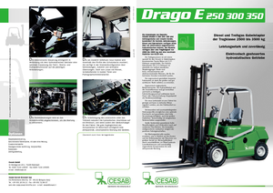 Челни мотокари, пропан-бутан Cesab Drago 250 E