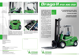 Челни мотокари, пропан-бутан Cesab Drago 300 H