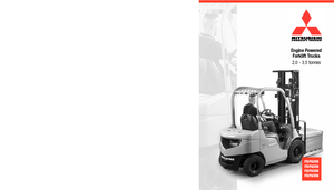 Челни мотокари, пропан-бутан Mitsubishi FG20N