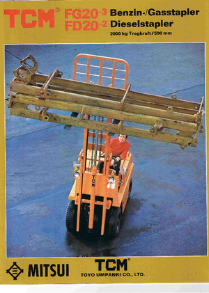 Челни мотокари, пропан-бутан TCM FG 20 T 6