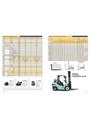 Челни мотокари, пропан-бутан Maximal FGL 30 T-M2WA3