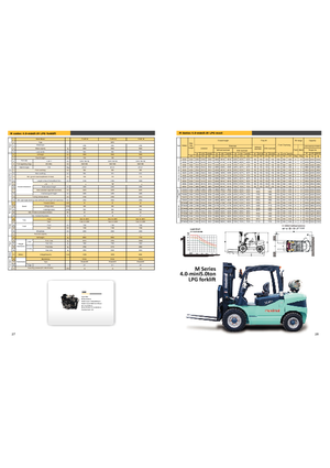 Челни мотокари, пропан-бутан Maximal FL 40 T-M1WE3
