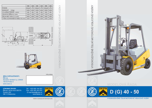 Челни мотокари, пропан-бутан Desta G 50