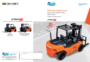 Челни мотокари, пропан-бутан Doosan G60S-5