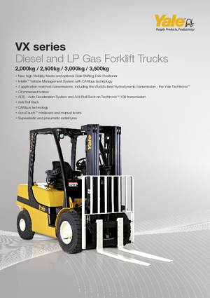 Челни мотокари, пропан-бутан Yale GLP 25VX Productivity