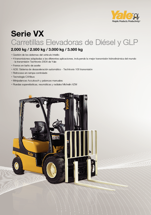 Челни мотокари, пропан-бутан Yale GLP 25VX Productivity