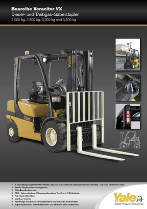 Челни мотокари, пропан-бутан Yale GLP 35 VX