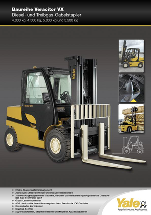 Челни мотокари, пропан-бутан Yale GLP 50VX Value