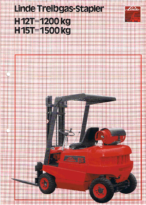 Челни мотокари, пропан-бутан Linde H 15 T