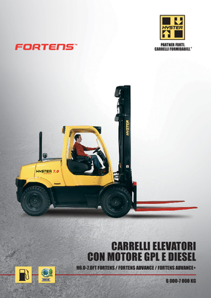 Челни мотокари, пропан-бутан Hyster H6.0FT