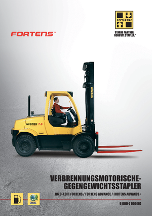 Челни мотокари, пропан-бутан Hyster H6.0FT