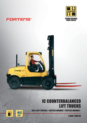 Челни мотокари, пропан-бутан Hyster H6.0FT