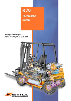 Челни мотокари, пропан-бутан Still R 70-25 T