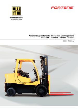 Челни мотокари, пропан-бутан Hyster S6.0FT