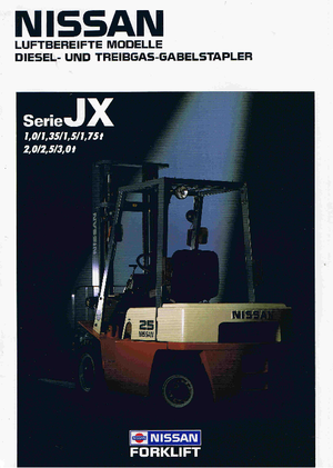 Челни мотокари, пропан-бутан Nissan UJ 02 A 25 U