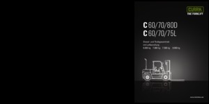 Челни мотокари, пропан-бутан Clark C60 L