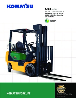 Челни мотокари, пропан-бутан Komatsu FG 18 HT-17