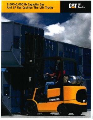 Челни мотокари, пропан-бутан Caterpillar GC30K