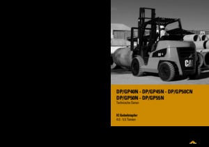 Челни мотокари, пропан-бутан Caterpillar GP50N
