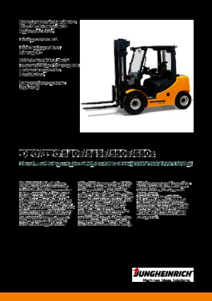 Челни мотокари, пропан-бутан Jungheinrich TFG S50s