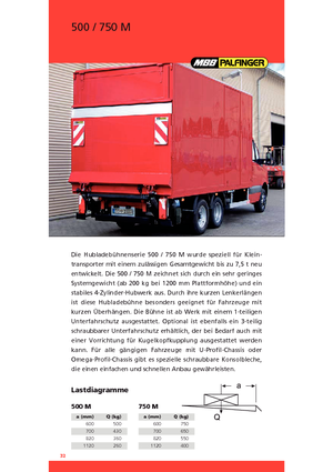 Товарни платформи MBB Palfinger 500 M