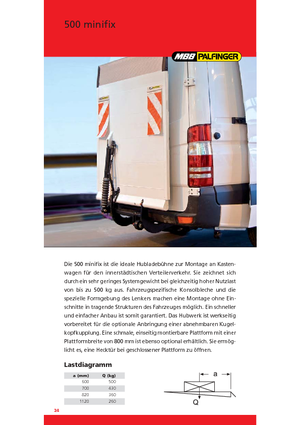 Товарни платформи MBB Palfinger 500 minifix