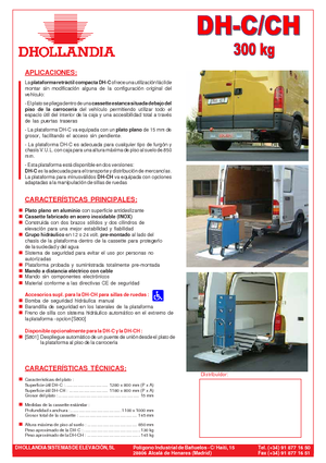 Товарни платформи Dhollandia DH-CH