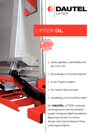 Товарни платформи DAUTEL DL 1000 L Typ C