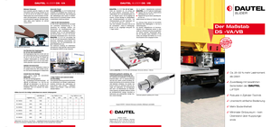 Товарни платформи DAUTEL DS 3000 VA