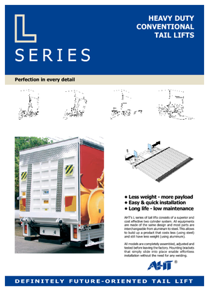 Товарни платформи AHT L 750 ST/AL