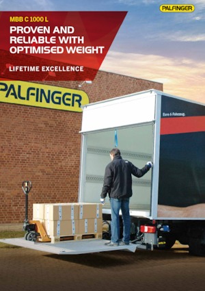 Товарни платформи MBB Palfinger MBB C 1000 L
