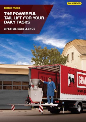 Товарни платформи MBB Palfinger MBB C 2500 L