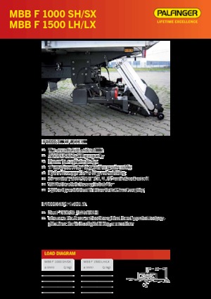 Товарни платформи MBB Palfinger MBB F 1000 SH