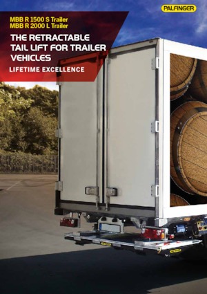Товарни платформи MBB Palfinger MBB R 2000 L TRAILER