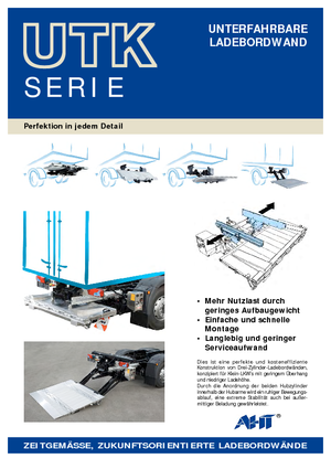 Товарни платформи AHT UTK 1500 ST/AL