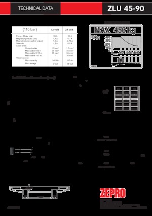 Товарни платформи ZEPRO ZLU 45-90