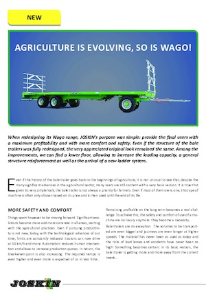 Открити ремаркета с ниска платформа Joskin TRAILED WAGO TR8000D13