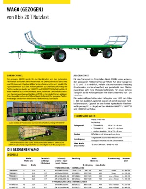 Открити ремаркета с ниска платформа Joskin WAGO-LOADER LTR12000T20