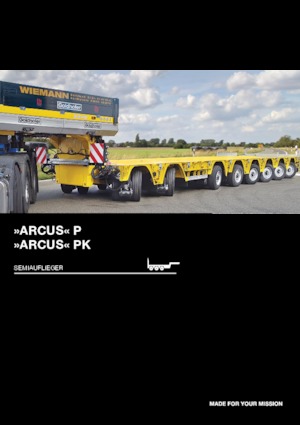 Полуремаркета с ниска платформа Goldhofer ARCUS P