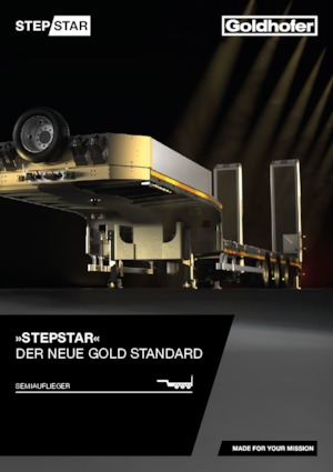 Полуремаркета с ниска платформа Goldhofer STEPSTAR