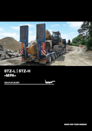 Полуремаркета с ниска платформа Goldhofer MPA