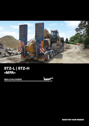 Полуремаркета с ниска платформа Goldhofer MPA