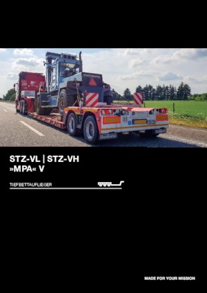 Полуремаркета с ниска платформа Goldhofer STZ-VL